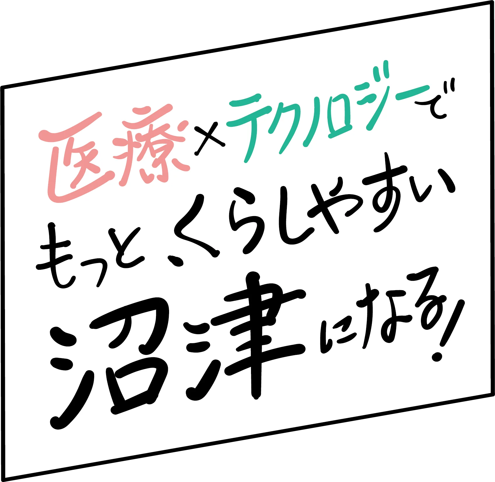 医療×テクノロジーでもっと、くらしやすい沼津になる！